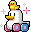 Tag-along Baby Duck
